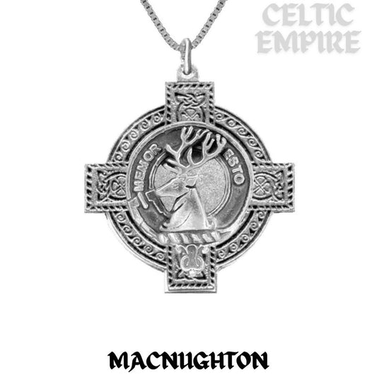 MacPhail Family Clan Crest Celtic Cross Pendant Scottish
