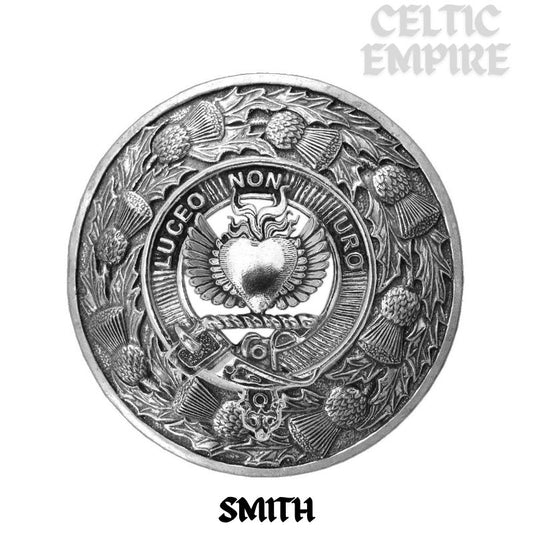 Smith Family Clan Badge Scottish Plaid Brooch
