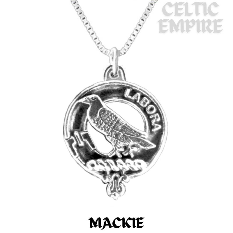 MacKie Family Clan Crest Scottish Pendant
