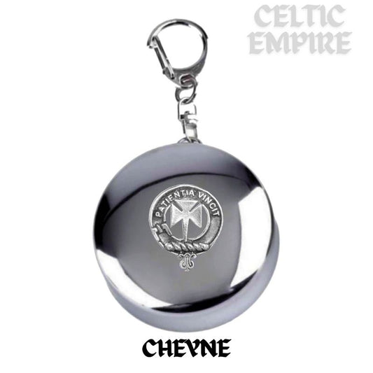 Cheyne Scottish Family Clan Crest Folding Cup Key Chain