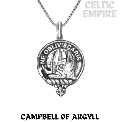Campbell Argyll Family Clan Crest Scottish Pendant