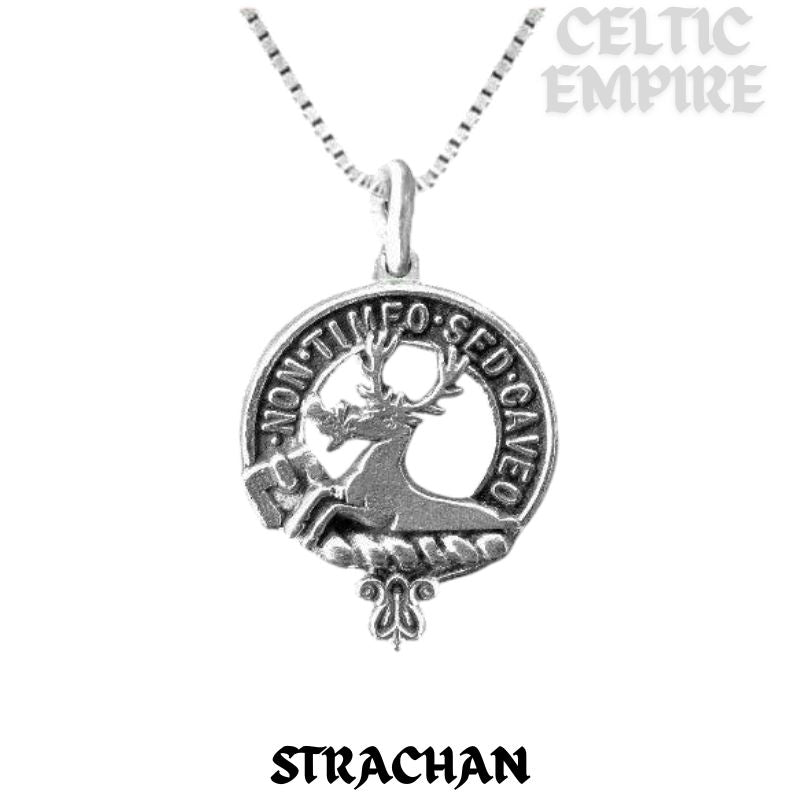 Strachan Family Clan Crest Scottish Pendant