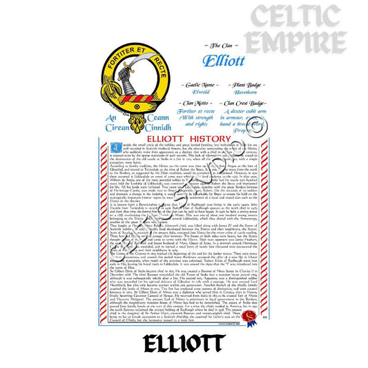 Elliott Scottish Family Clan History