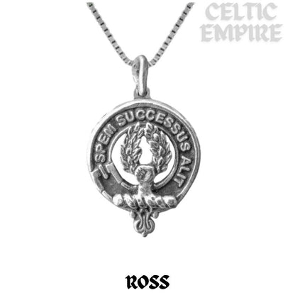 Ross Family Clan Crest Scottish Pendant