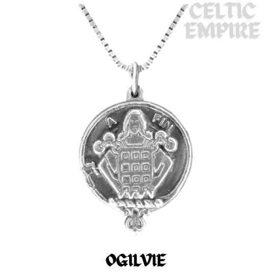 Ogilvie Family Clan Crest Scottish Pendant CLP02