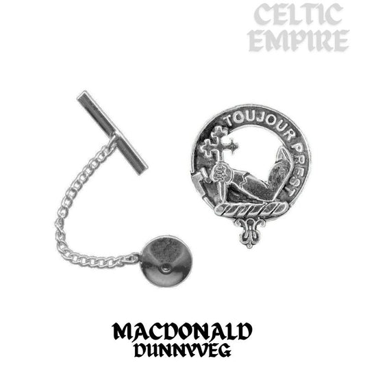 MacDonald (Dunnyveg) Family Clan Crest Scottish Tie Tack/ Lapel Pin