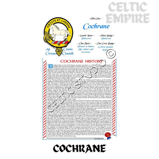 Cochrane Scottish Family Clan History