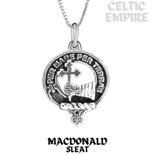 MacDonald Sleat Family Clan Crest Scottish Pendant