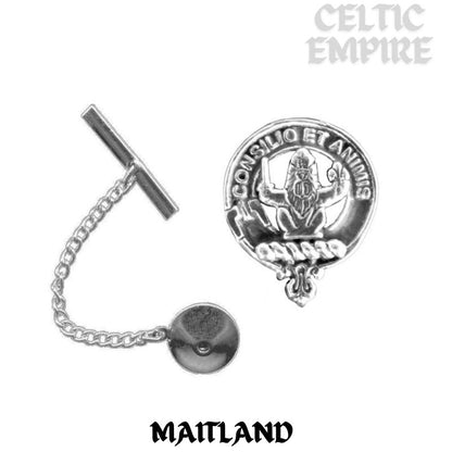 Maitland Family Clan Crest Scottish Tie Tack/ Lapel Pin