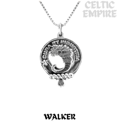 Walker  Family Clan Crest Scottish Pendant