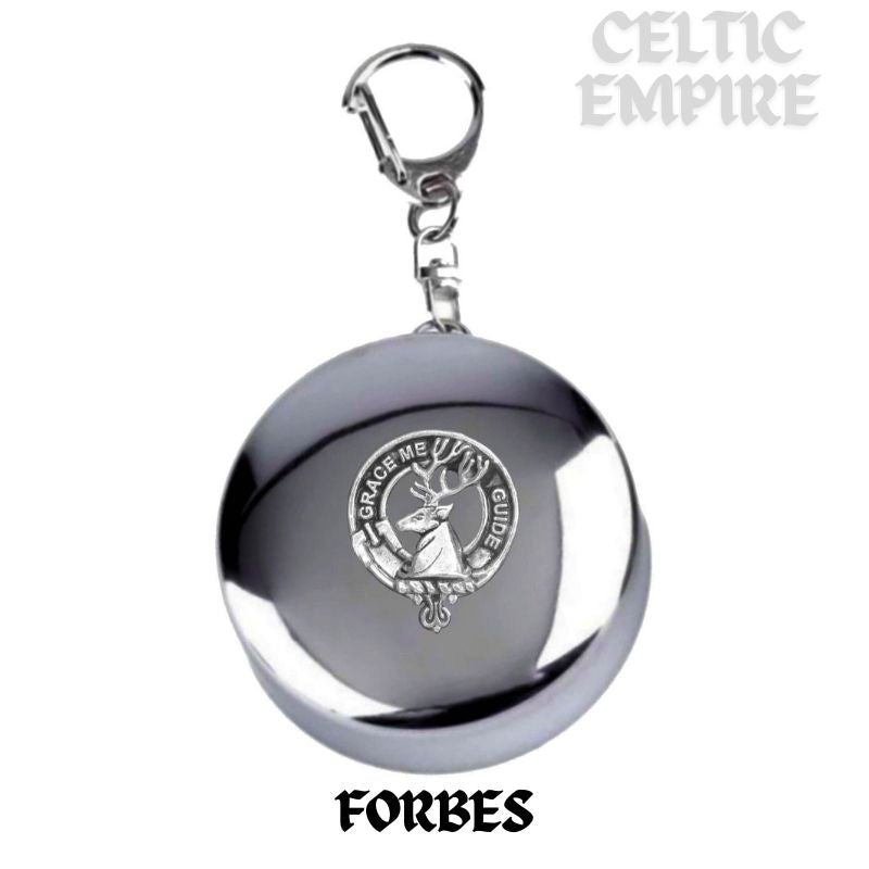 Forbes Scottish Family Clan Crest Folding Cup Key Chain