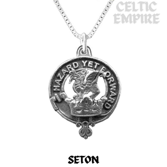 Seton Clan Crest Scottish Pendant
