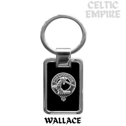 Wallace Family Clan Stainless Steel Key Ring