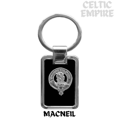 MacNeill Barra Family Clan Stainless Steel Key Ring