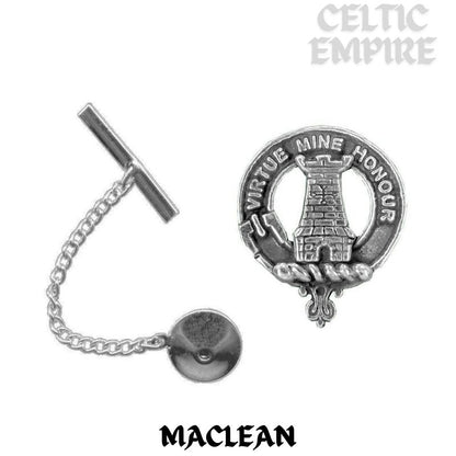 MacLean Family Clan Crest Scottish Tie Tack/ Lapel Pin