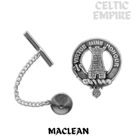 MacLean Family Clan Crest Scottish Tie Tack/ Lapel Pin