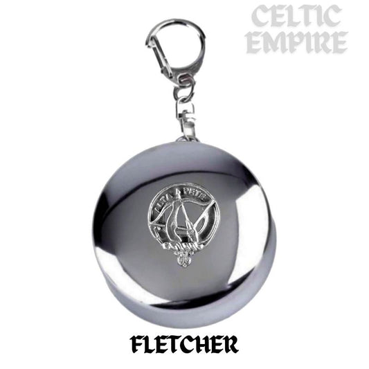 Fletcher Scottish Family Clan Crest Folding Cup Key Chain