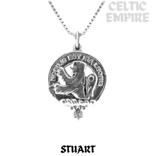 Stuart Family Clan Crest Scottish Pendant