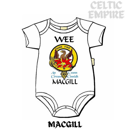 MacGill Scottish Family Clan Crest Baby Jumper