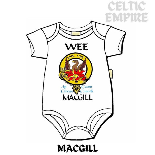 MacGill Scottish Family Clan Crest Baby Jumper