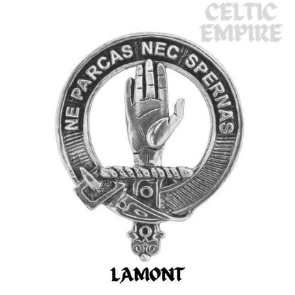 Lamont Scottish Family Clan Dirk Shield Kilt Pin