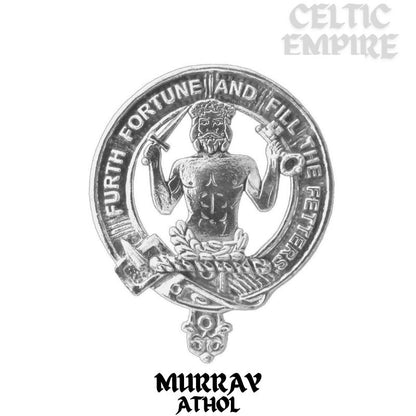 Murray Athol Family Clan Crest Interlace Drop Pendant