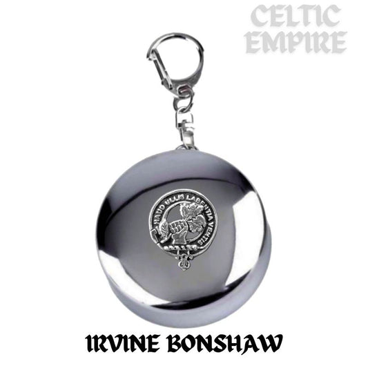 Irvine Bonshaw Scottish Family Clan Crest Folding Cup Key Chain