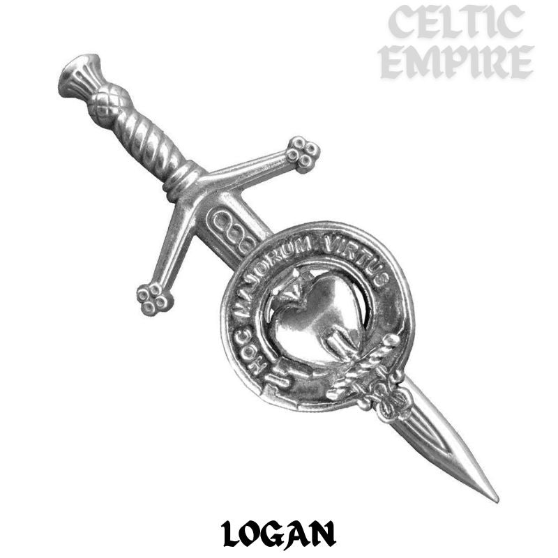 Logan Scottish Small Family Clan Kilt Pin