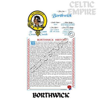 Borthwick Scottish Family Clan History