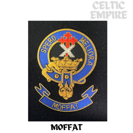 Moffat Scottish Family Clan Embroidered Crest