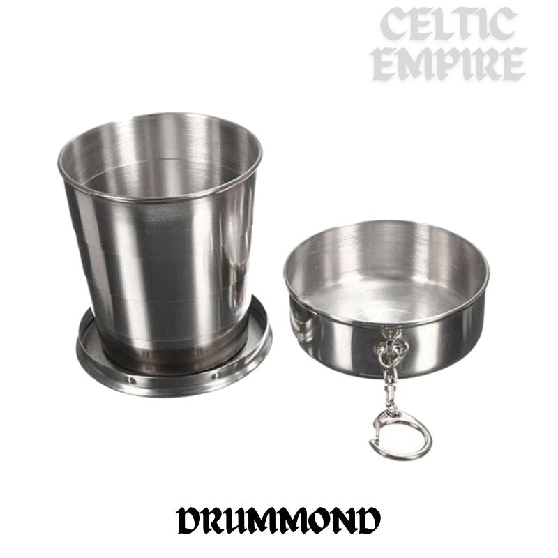 Drummond Scottish Family Clan Crest Folding Cup Key Chain