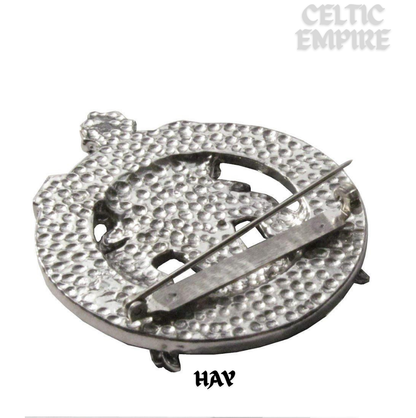 Hay Family Clan Crest Scottish Cap Badge
