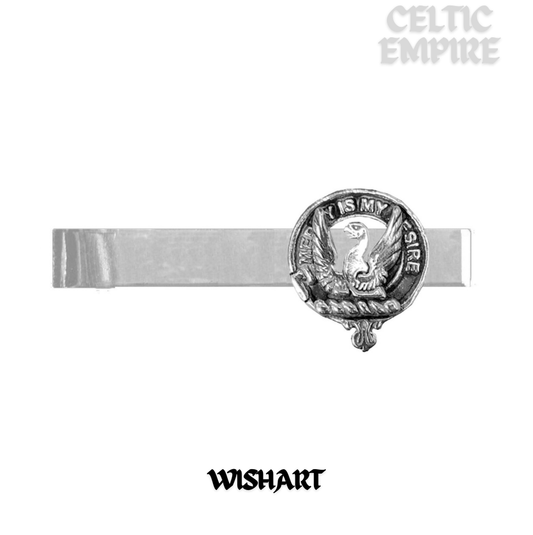 Wishart Scottish Family Clan Clip Tie Bar