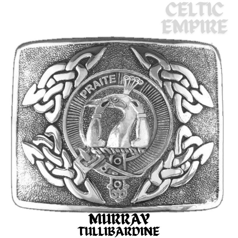 Murray (Tullibardine) Family Clan Crest Interlace Kilt Belt Buckle