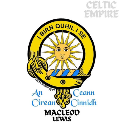 Macleod (Lewis) Family Clan Crest Decal | Custom Scottish Heritage Car & Laptop Stickers