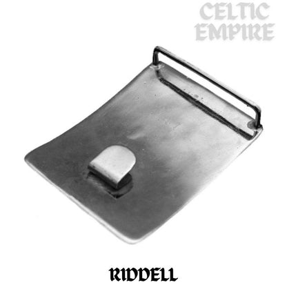 Riddell Family Clan Crest Interlace Kilt Belt Buckle
