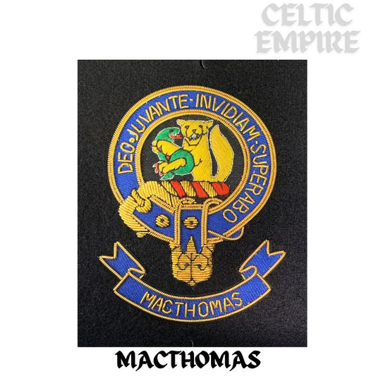 MacThomas Scottish Family Clan Embroidered Crest