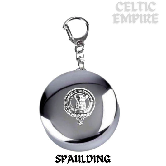 Spaulding Scottish Family Clan Crest Folding Cup Key Chain