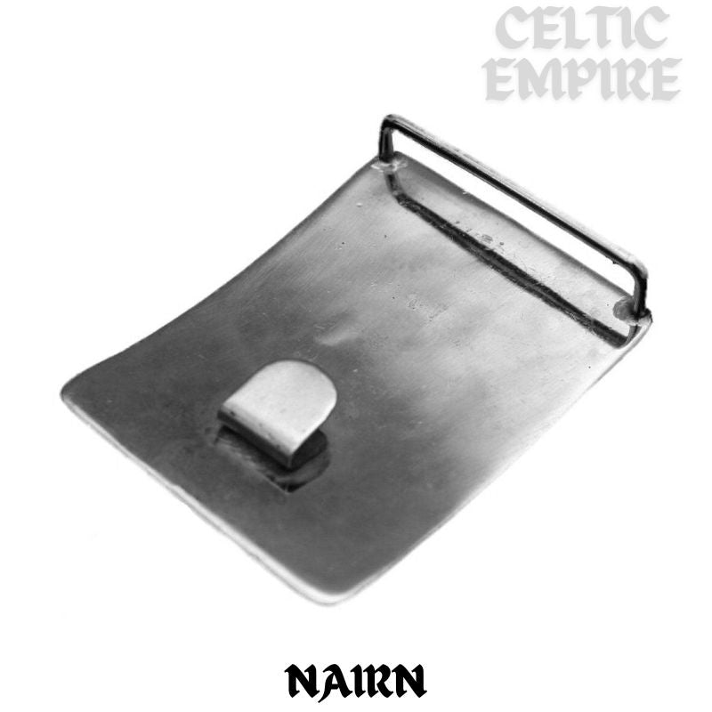 Nairn Family Clan Crest Interlace Kilt Belt Buckle