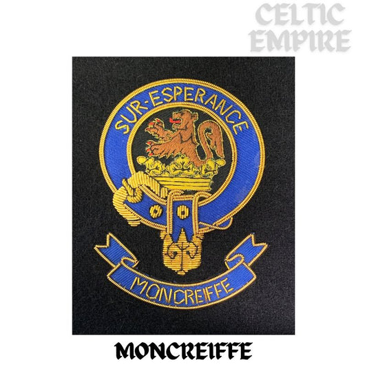 Moncreiffe Scottish Family Clan Embroidered Crest