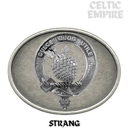 Strang Family Clan Crest Regular Buckle