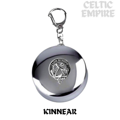 Kinnear Scottish Family Clan Crest Folding Cup Key Chain