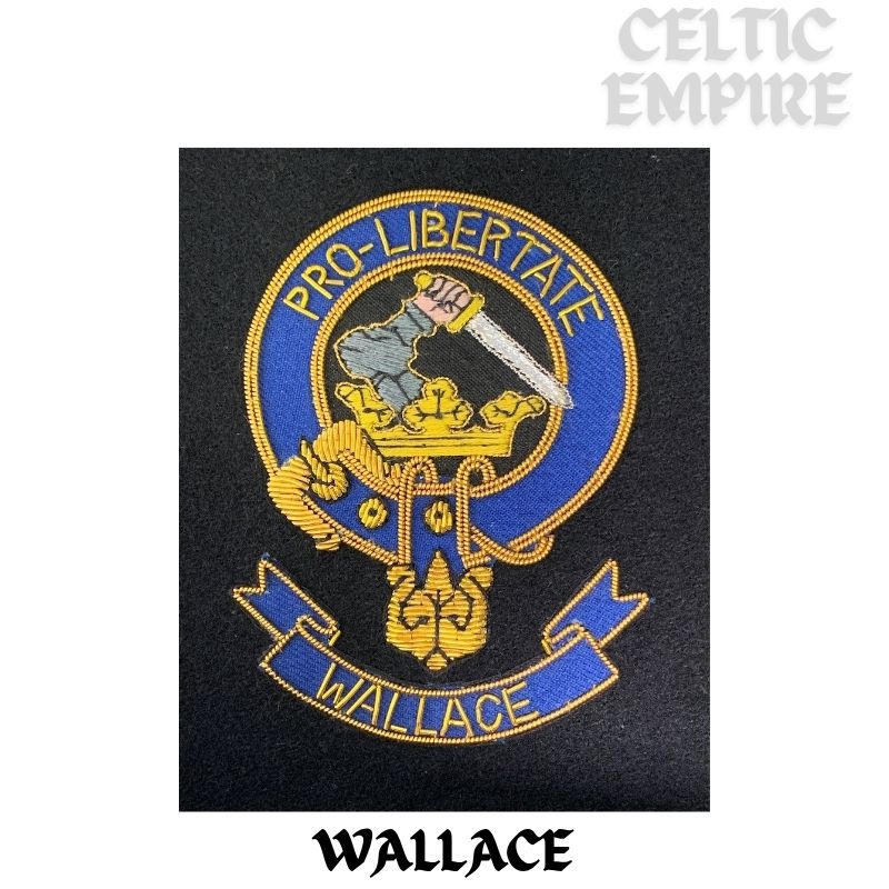 Wallace Scottish Family Clan Embroidered Crest
