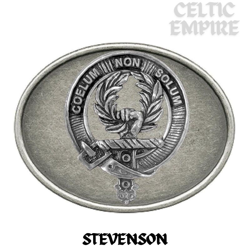 Stevenson Family Clan Crest Regular Buckle