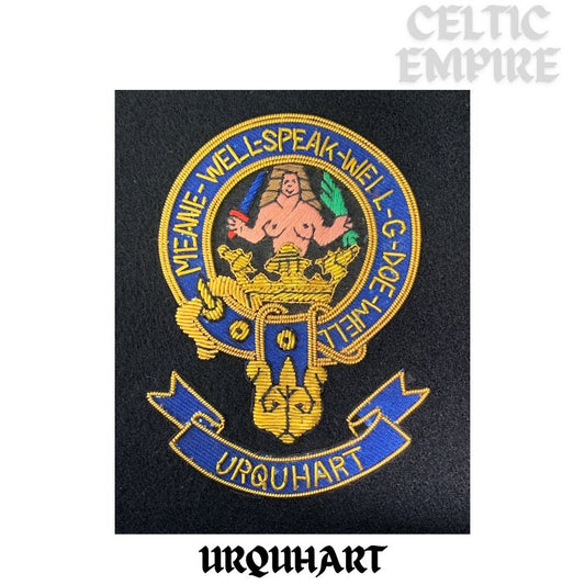 Urquhart Scottish Family Clan Embroidered Crest