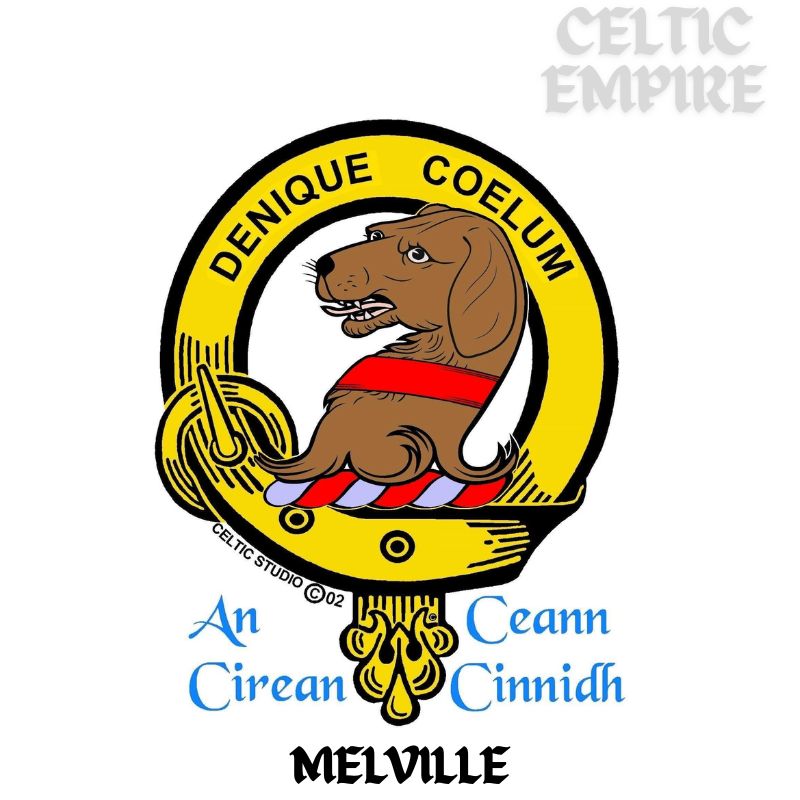Melville Family Clan Crest Scottish Cap Badge