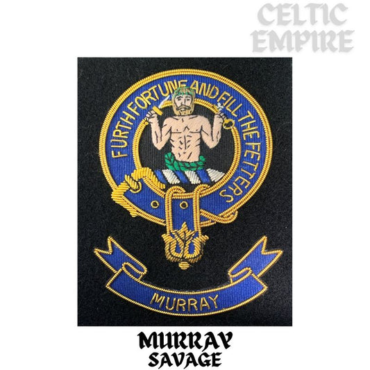 Murray (Savage) Scottish Family Clan Embroidered Crest
