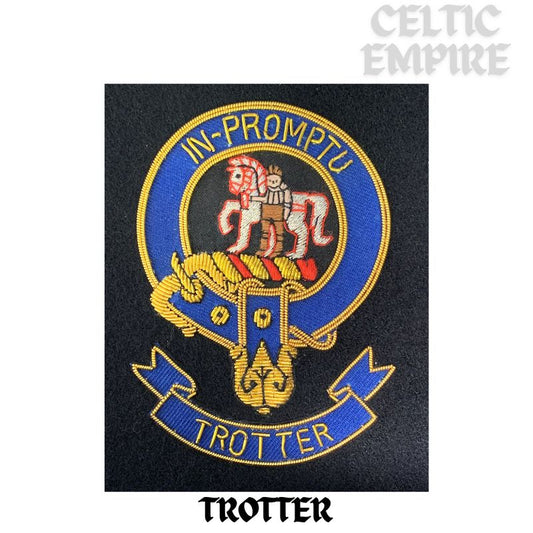 Trotter Scottish Family Clan Embroidered Crest