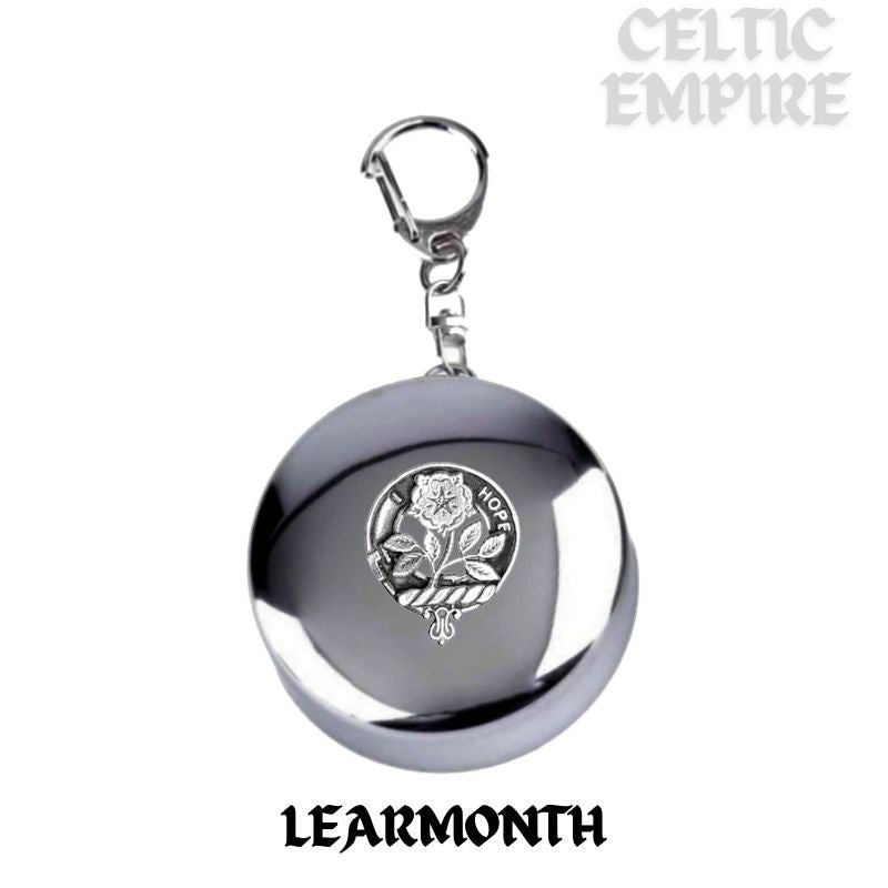 Learmonth Scottish Family Clan Crest Folding Cup Key Chain