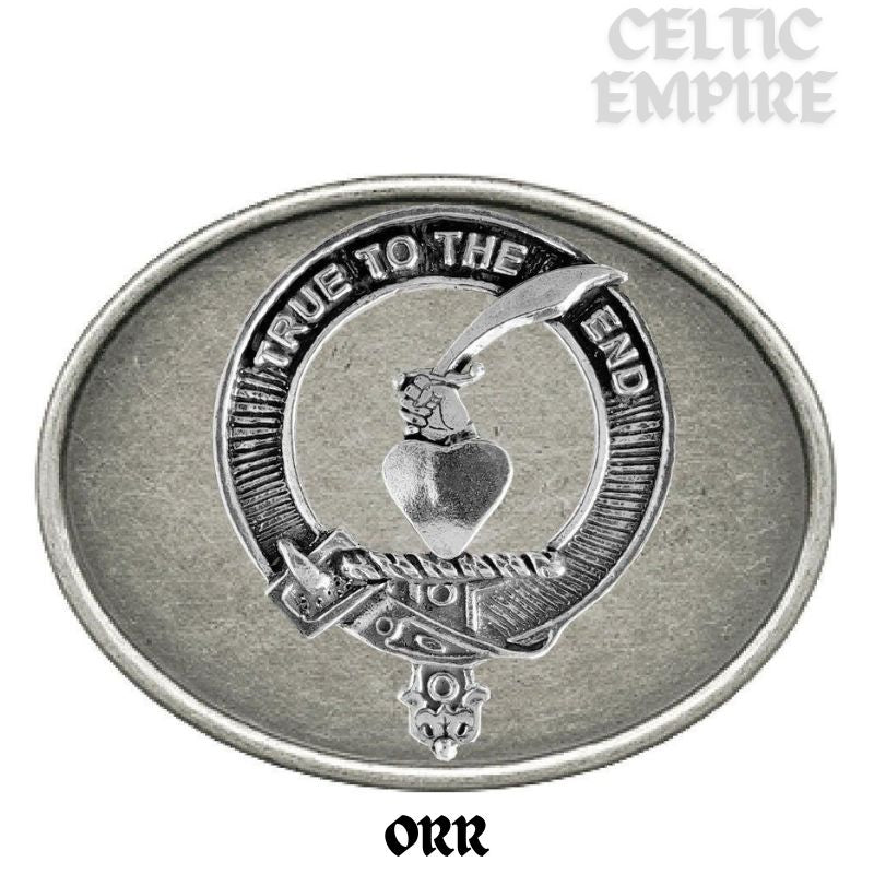 Orr Family Clan Crest Regular Buckle